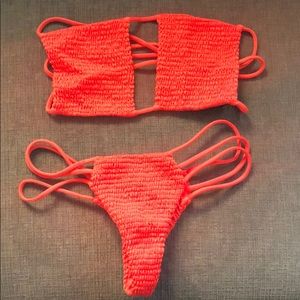 Indah smocked bikini